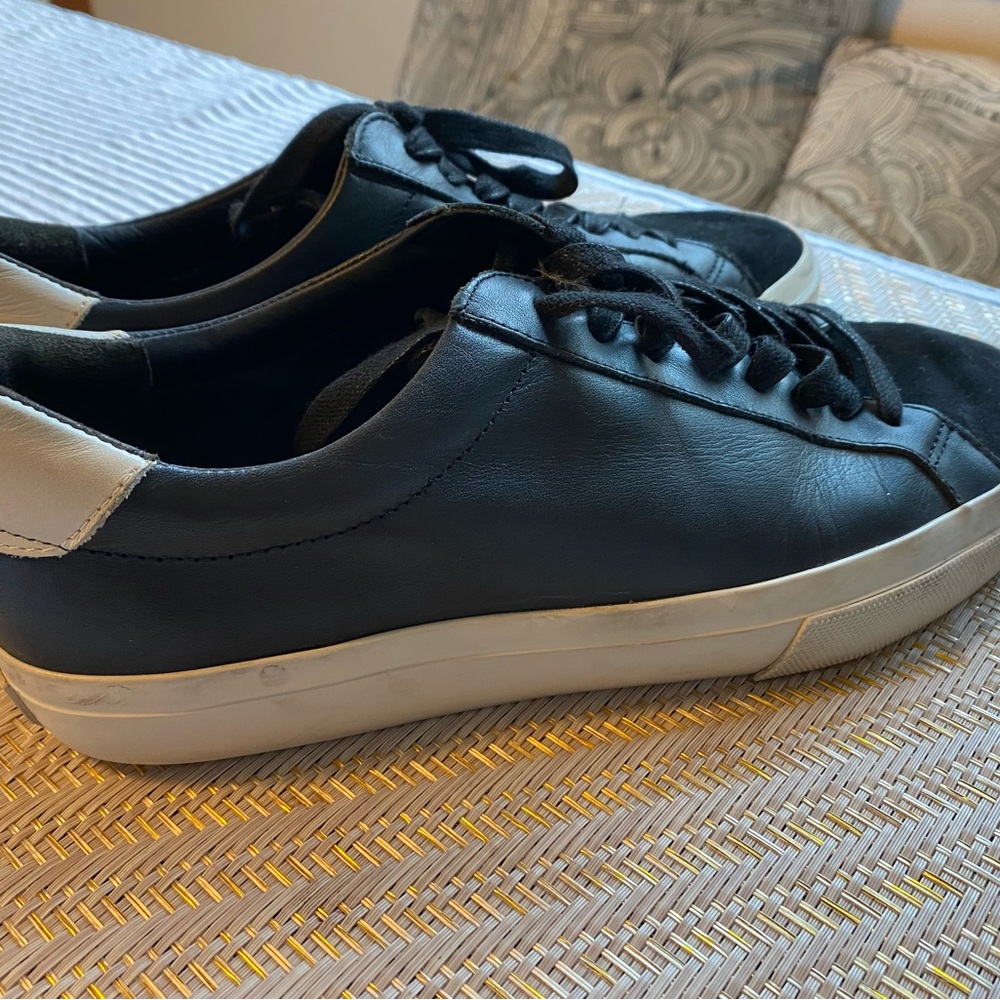 Vince Black and White Women's Athletic Shoes